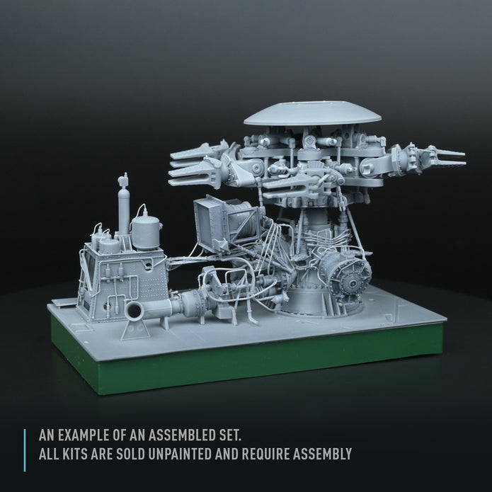 Sikorsky CH-54A Tarhe folded Main Rotor with blade fold restraint systems for ICM kit (3D Printed) Scale 1:35 ResKit RSU35-0045 for Helicopters Model Kit