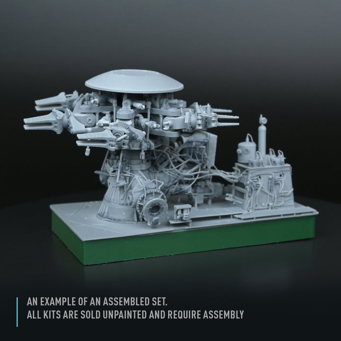 Sikorsky CH-54A Tarhe folded Main Rotor with blade fold restraint systems for ICM kit (3D Printed) Scale 1:35 ResKit RSU35-0045 for Helicopters Model Kit