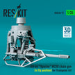 AH-64 Apache M230 Chain Gun (in Fly Position) for Trumpeter kit (3D Printed) Scale 1:35 ResKit RSU35-0072 for Helicopters Model Kit
