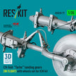 CH-54A Tarhe landing gear (IN FLIGHT) with wheels set for ICM kit (3D Printed) Scale 1:35 ResKit RSU35-0077