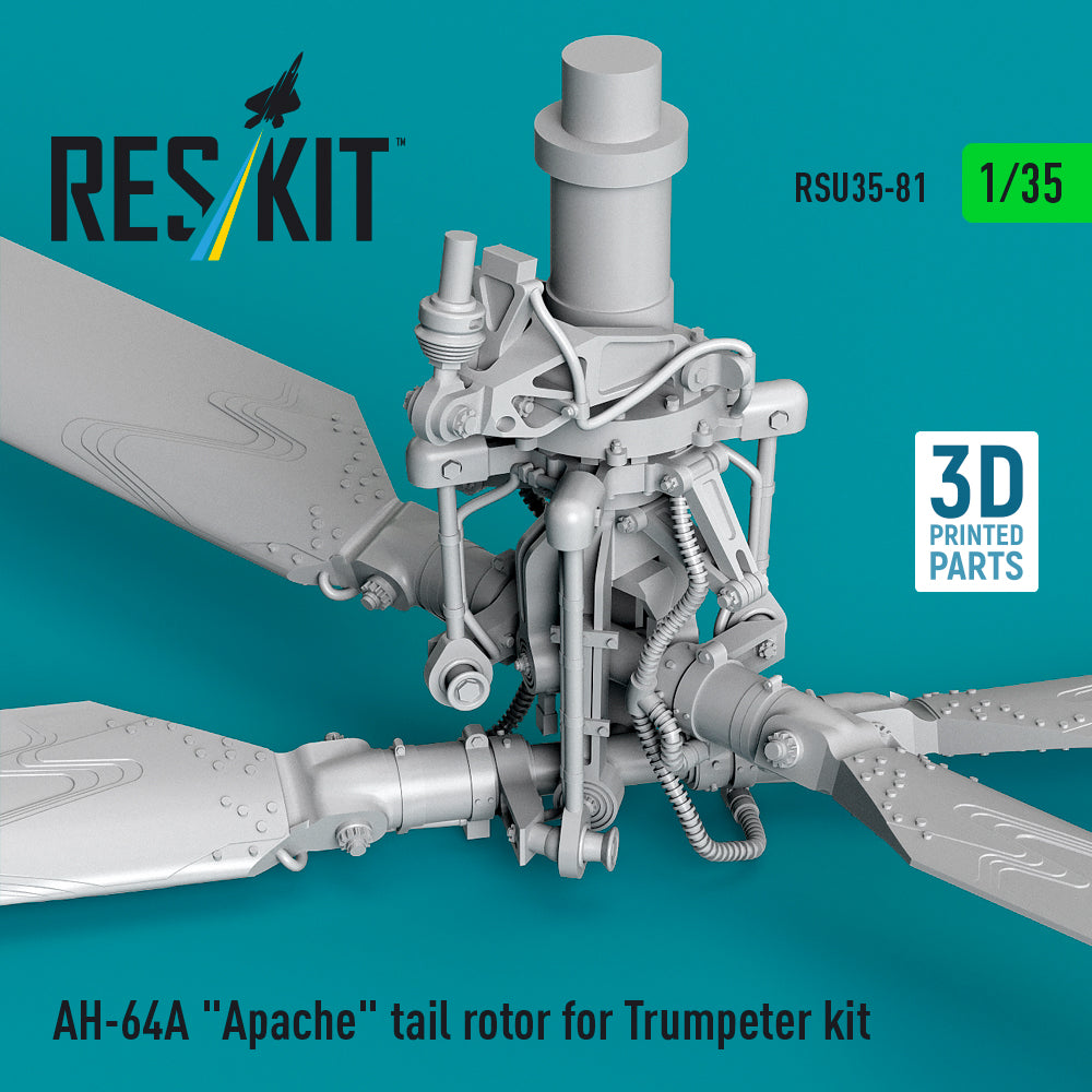 AH-64A Apache tail rotor for Trumpeter kit (3D Printed) Scale 1:35 ResKit RSU35-0081