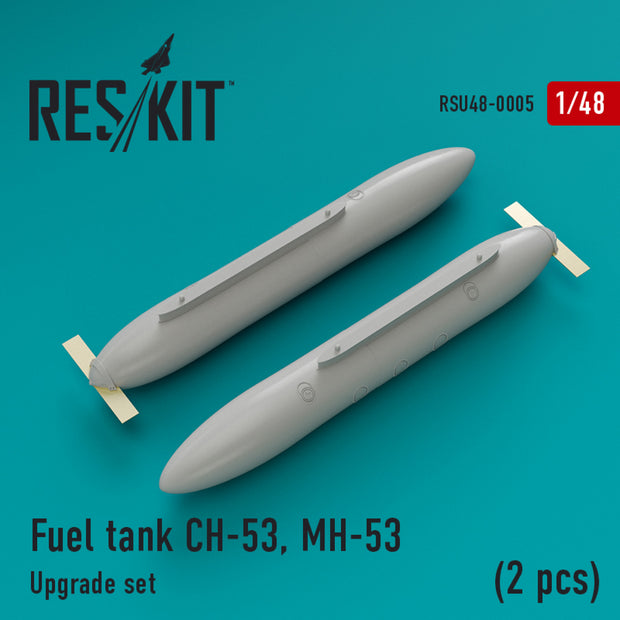 Fuel Tanks Sikorsky СН-53 (2 pcs) Scale 1:48 ResKit RSU48-0005 for Helicopters Model Kit