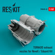 TORNADO Exhaust Nozzles for Revell / Eduard kit Scale 1:48 ResKit RSU48-0062 for Aircraft Model Kit