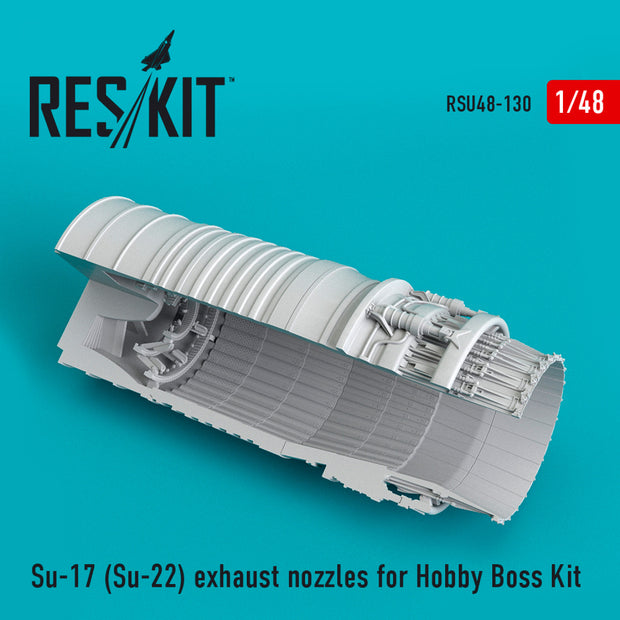 Sukhoi Su-17 (Su-22) Exhaust Nozzle for HobbyBoss kit Scale 1:48 ResKit RSU48-0130 for Aircraft Model Kit