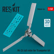Mil Mi-24 Tail Rotor for Trumpeter kit (3D Printed) Scale 1:48 ResKit RSU48-0144 for Helicopters Model Kit