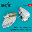Engine Efflux Screen (EES) system for Mil Mi-24V/VP for Zvezda kit Scale 1:48 ResKit RSU48-0147 for Aircraft Model Kit