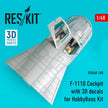F-111D Cockpit with 3D Decals for HobbyBoss kit Scale 1:48 ResKit RSU48-0168 for Aircraft Model Kit
