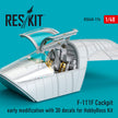 F-111F Cockpit early modification with 3D Decals for HobbyBoss kit Scale 1:48 ResKit RSU48-0176 for Aircraft Model Kit