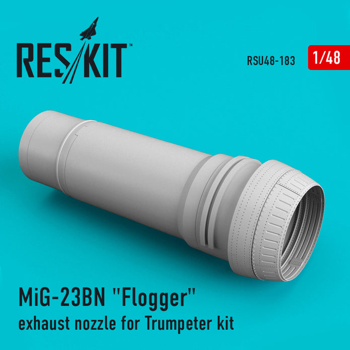 MiG-23BN Flogger Exhaust Nozzle for Trumpeter kit Scale 1:48 ResKit RSU48-0183 for Aircraft Model Kit