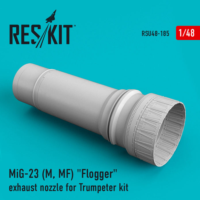 MiG-23 (M, MF) Flogger Exhaust Nozzle for Trumpeter kit Scale 1:48 ResKit RSU48-0185 for Aircraft Model Kit