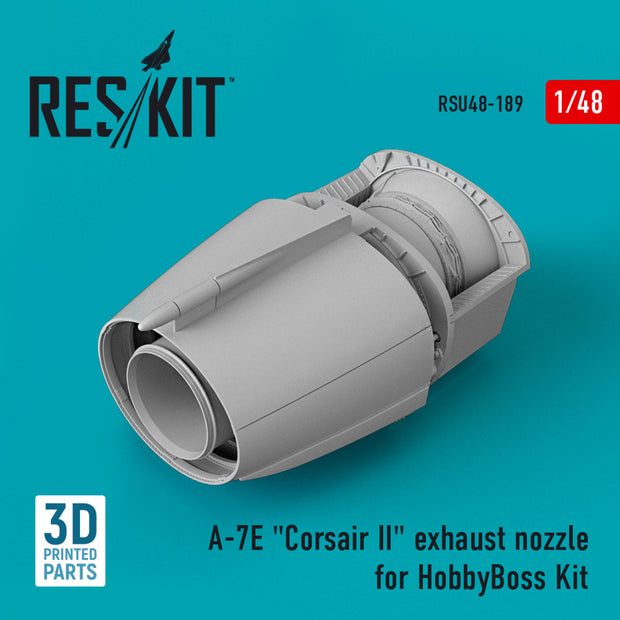 LTV A-7E Corsair II Exhaust Nozzle for HobbyBoss Kit (3D printing) Scale 1:48 ResKit RSU48-0189 for Aircraft Model Kit