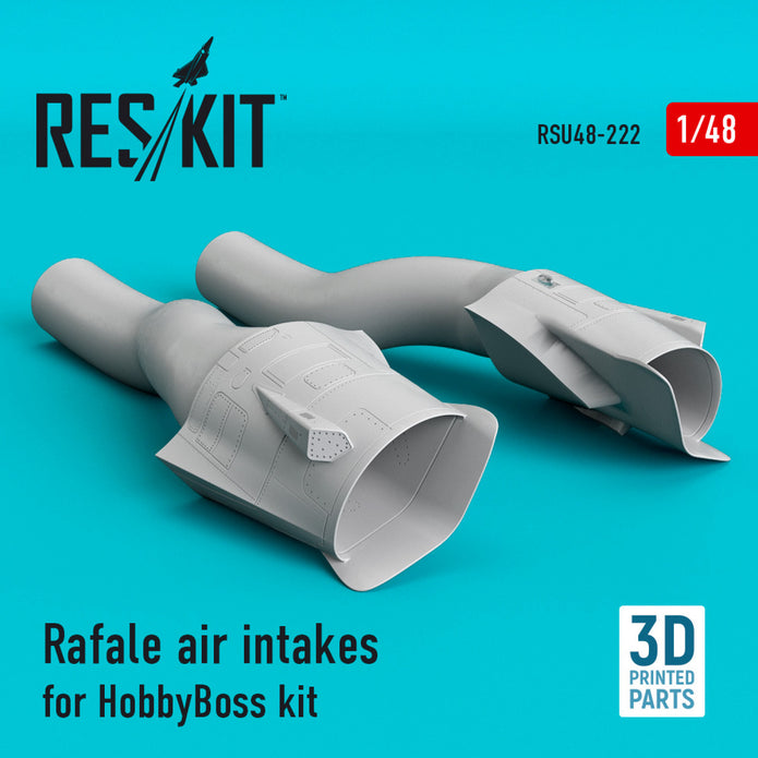 Dassault Rafale Air Intakes for HobbyBoss kit (3D Printing) Scale 1:48 ResKit RSU48-0222 for Aircraft Model Kit