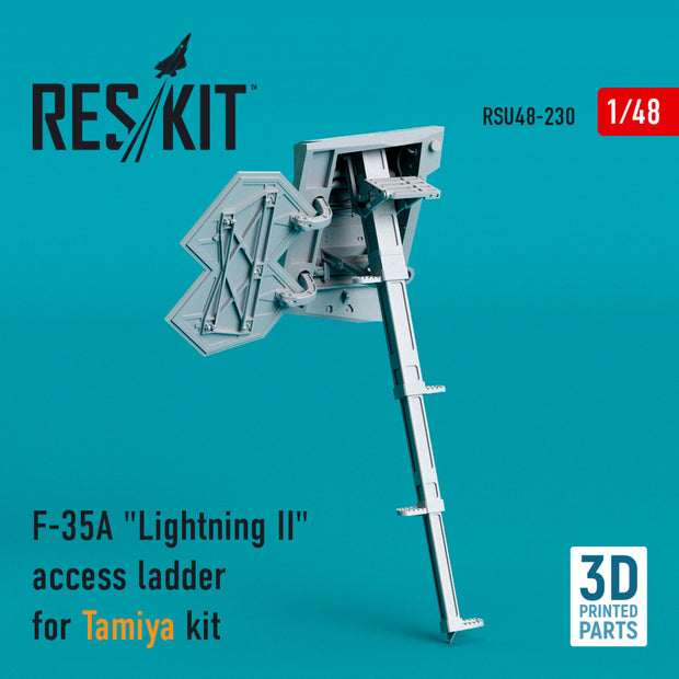 Lockheed Martin F-35A Lightning II Access Ladder for Tamiya kit (3D Printing) Scale 1:48 ResKit RSU48-0230 for Aircraft Model Kit
