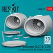 Buccaneer (S.2C/D, S.2B) air intakes for Airfix kit (A12012, A12014) (3D Printed) Scale 1:48 ResKit RSU48-0249
