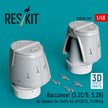 Buccaneer (S.2C/D, S.2B) air intakes for Airfix kit (A12012, A12014) (3D Printed) Scale 1:48 ResKit RSU48-0249