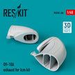 OV-10A Exhaust for Icm kit (3D Printing) Scale 1:48 ResKit RSU48-0266 for Aircraft Model Kit