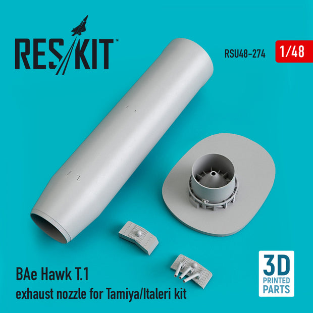 BAe Hawk T.1 Exhaust Nozzle for Tamiya/Italeri kit (3D printing) Scale 1:48 ResKit RSU48-0274 for Aircraft Model Kit