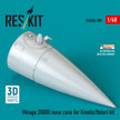 Mirage 2000D nose cone for Kinetic/Italeri kit (3D Printed) Scale 1:48 ResKit RSU48-0289