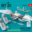 Rafale B cockpit (Basic edition with 3D decals) for Revell/Academy kit (3D Printed) Scale 1:48 ResKit RSU48-0291