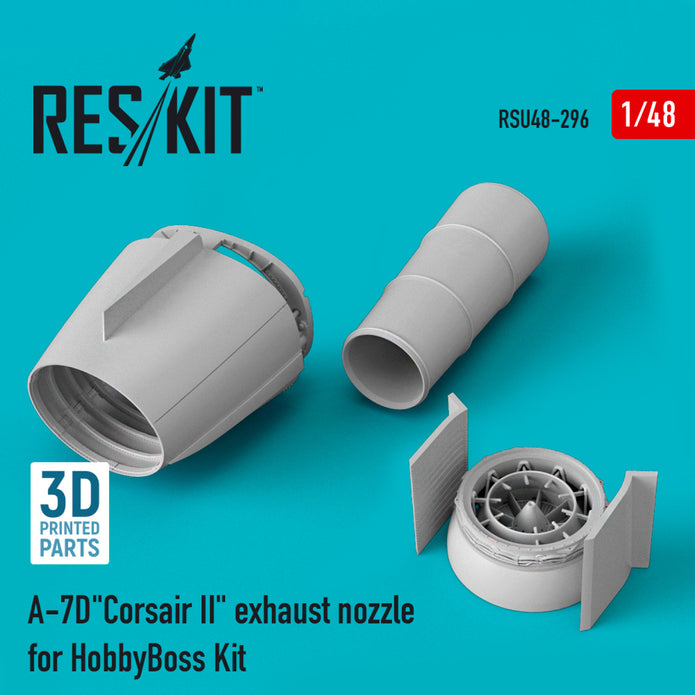 LTV A-7D Corsair II Exhaust Nozzle for HobbyBoss kit Scale 1:48 ResKit RSU48-0296 for Aircraft Model Kit