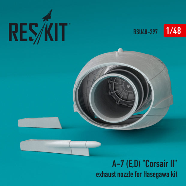LTV A-7 (E,D) Corsair II Exhaust Nozzle for Hasegawa kit Scale 1:48 ResKit RSU48-0297 for Aircraft Model Kit