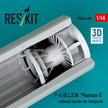 McDonnell Douglas F-4 (B, C, D, N) Phantom II Exhaust Nozzles for Tamiya kit (3D Printed) Scale 1:48 ResKit RSU48-0300 for Aircraft Model Kit