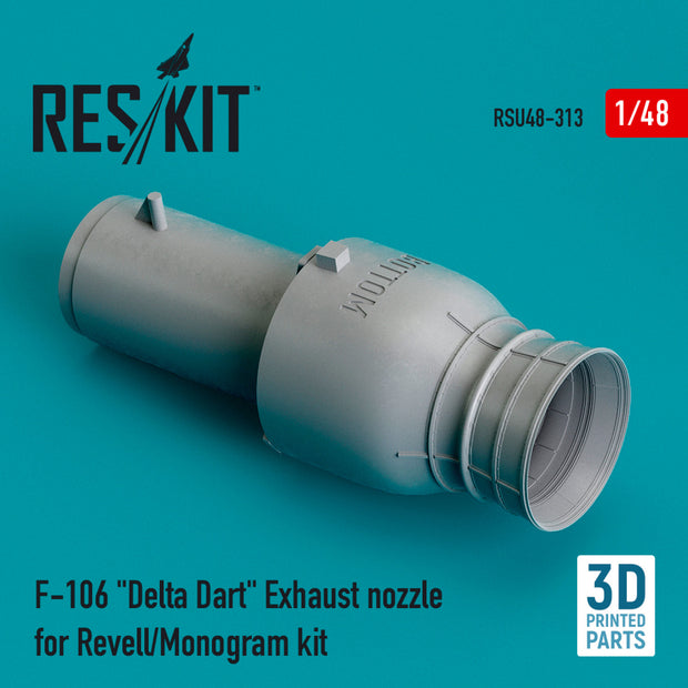 Convair F-106 Delta Dart Exhaust Nozzle for Revell/Monogram kit Scale 1:48 ResKit RSU48-0313 for Aircraft Model Kit