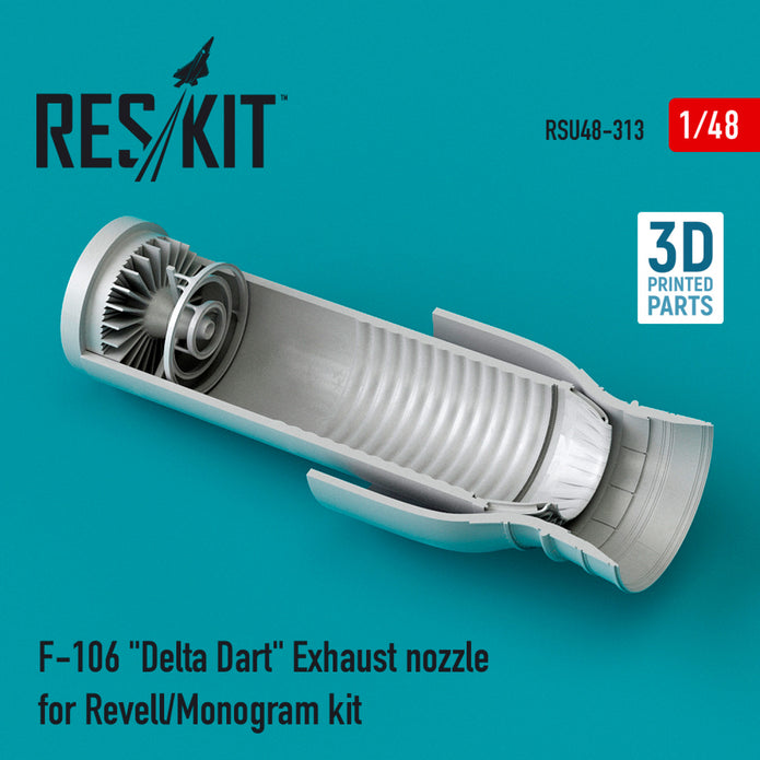 Convair F-106 Delta Dart Exhaust Nozzle for Revell/Monogram kit Scale 1:48 ResKit RSU48-0313 for Aircraft Model Kit