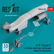LTV A-7E Corsair II Air Intakes, Wheel Bays, Landing Gears, Wheels for Hasegawa kit (3D Printed) Scale 1:48 ResKit RSU48-0316