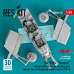 OV-10D+ Bronco Cockpit with 3D Decals, Landing Gears, Wheels Bay and weighted Wheels set for ICM kit (3d Printed) Scale 1:48 ResKit RSU48-0329