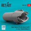 Dassault Super Mystere B2 erly Exhaust Nozzle for Azur / Special Hobby kit (3D Printed) Scale 1:48 ResKit RSU48-0348 for Aircraft Model Kit