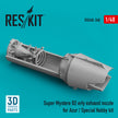 Dassault Super Mystere B2 erly Exhaust Nozzle for Azur / Special Hobby kit (3D Printed) Scale 1:48 ResKit RSU48-0348 for Aircraft Model Kit