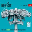 Sea King folded main rotor for Hasegawa kit (3D Printed) Scale 1:48 ResKit RSU48-0362