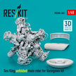 Sea King unfolded main rotor for Hasegawa kit (3D Printed) Scale 1:48 ResKit RSU48-0363