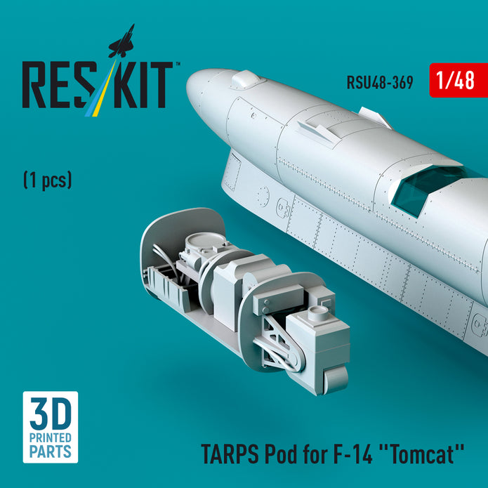 TARPS pod for Grumman F-14 Tomcat (1 pcs) (3D Printed) Scale 1:48 ResKit RSU48-0369 for Aircraft Model Kit