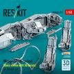 Dassault Mirage 2000B Cockpit (Basic edition with 3D Decals) for Kinetic kit (3D Printed) Scale 1:48 ResKit RSU48-0374 for Aircraft Model Kit