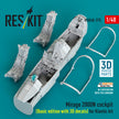 Mirage 2000N cockpit (Basic edition with 3D decals) for Kinetic kit (3D Printed) Scale 1:48 ResKit RSU48-0375