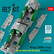 Mirage 2000N cockpit (Basic edition with 3D decals) for Kinetic kit (3D Printed) Scale 1:48 ResKit RSU48-0375