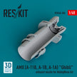 AMX (A-11B, A-1B, A-1A) Ghibli Exhaust Nozzle for HobbyBoss kit (3D Printed) Scale 1:48 ResKit RSU48-0384 for Aircraft Model Kit
