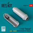 Grumman F-14A Tomcat open & closed Exhaust Nozzles for Tamiya kit (3D Printed) Scale 1:48 ResKit RSU48-0391 for Aircraft Model Kit