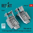 Pilot Seats for Sikorsky CH-53E Super Stallion & MH-53E Sea Dragon for Academy kit (2 pcs) (3D Printed) Scale 1:48 ResKit RSU48-0403 for Helicopters Model Kit