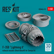 Lockheed Martin F-35B Lightning II Exhaust Nozzle (Short takeoff) for Tamiya kit (3D printed) Scale 1:48 ResKit RSU48-0413 for Aircraft Model Kit