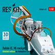 Dassault Rafale (C, M) Cockpit (Detailed edition) for HobbyBoss kit (3D Printed) Scale 1:48 ResKit RSU48-0421 for Aircraft Model Kit
