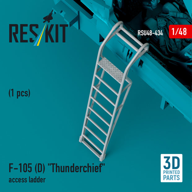 Republic F-105D Thunderchief Access Ladder (1 pcs) (3D Printed) Scale 1:48 ResKit RSU48-0434 for Aircraft Model Kit