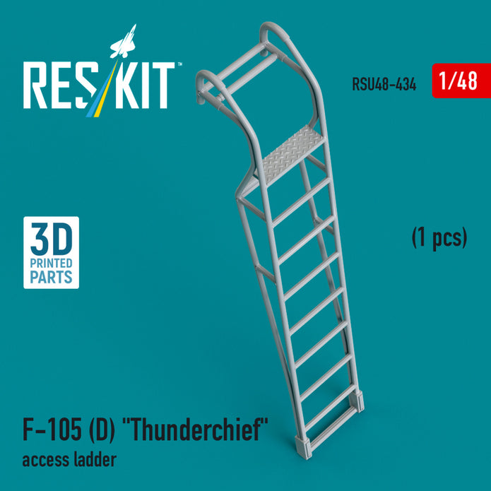 Republic F-105D Thunderchief Access Ladder (1 pcs) (3D Printed) Scale 1:48 ResKit RSU48-0434 for Aircraft Model Kit