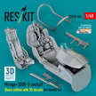 Mirage-2000-5 cockpit (Basic edition with 3D decals) for Kinetic kit (3D Printed) Scale 1:48 ResKit RSU48-0464