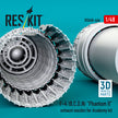McDonnell Douglas F-4 (B, C, D, N) Phantom II Exhaust Nozzles for Academy kit (3D Printed) Scale 1:48 ResKit RSU48-0466 for Aircraft Model Kit
