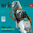 Dassault Rafale M Cockpit (Basic edition with 3D Decals) for Revell/Academy kit (3D Printed) Scale 1:48 ResKit RSU48-0479 for Aircraft Model Kit