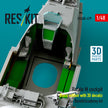 Dassault Rafale M Cockpit (Basic edition with 3D Decals) for Revell/Academy kit (3D Printed) Scale 1:48 ResKit RSU48-0479 for Aircraft Model Kit