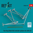 Sea King blade fold restraint systems for Airfix kit (3D Printed) Scale 1:48 ResKit RSU48-0481